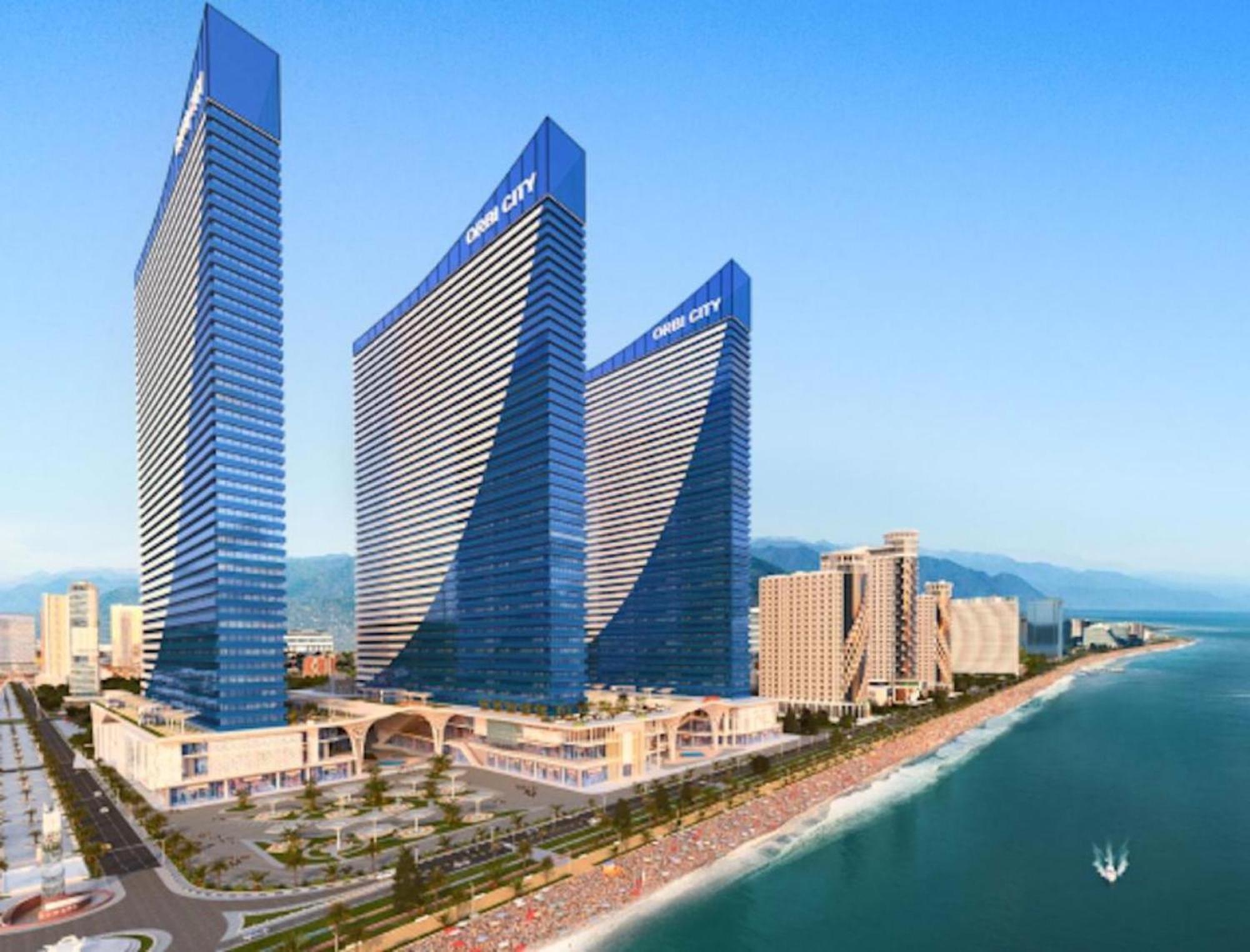 Delux Sea View Aparthotel In Orbi City Batumi Eksteriør billede