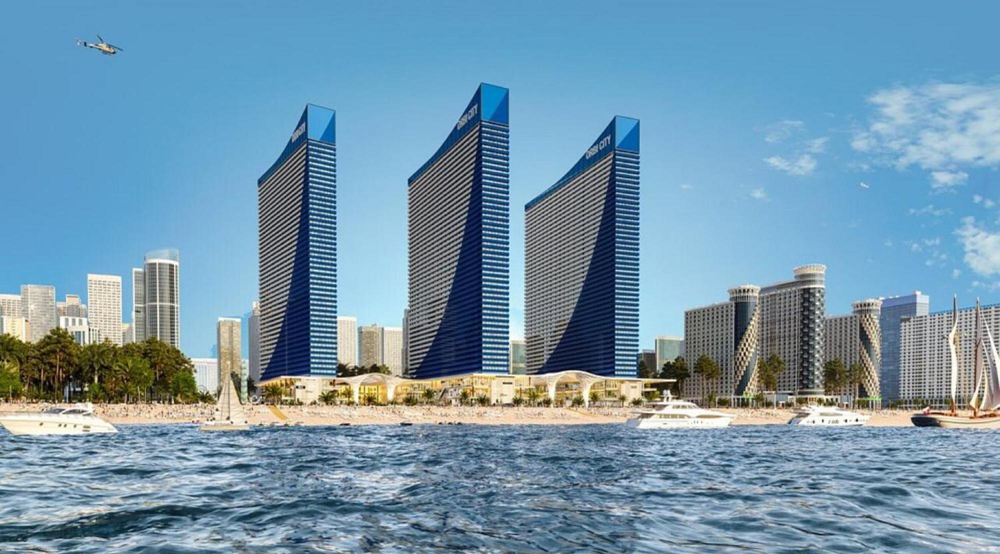 Delux Sea View Aparthotel In Orbi City Batumi Eksteriør billede